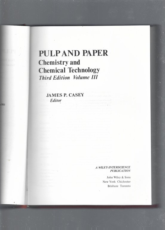 Pulp and Paper: Chemistry and Chemical Technology: Chemistry and Chemical … | Immagine Gallery 3