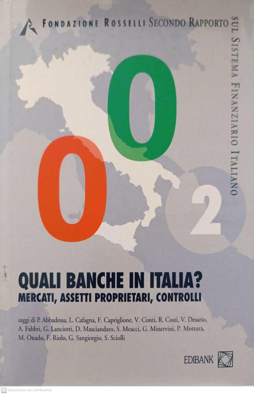 Quali banche in Italia? Mercati, assetti proprietari, controlli. 2º rapporto … | Immagine principale