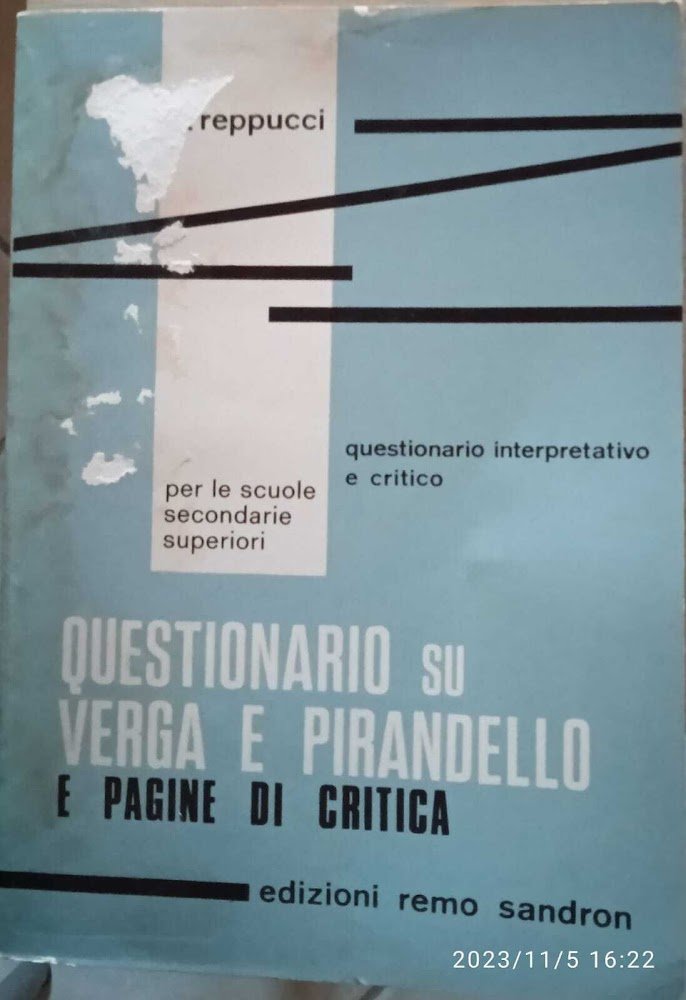 Questionario su Verga e Pirandello e pagine di critica | Immagine principale