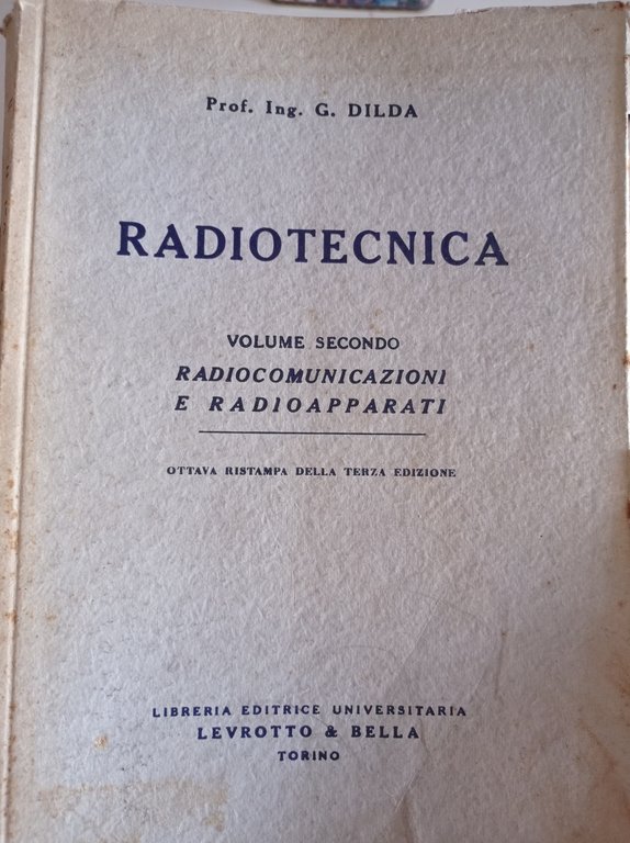 Radiotecnica Vol. II