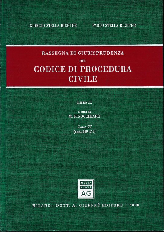 Rassegna di giurisprudenza del Codice di procedura civile. Aggiornamento 1996-1998. … | Immagine Gallery 2