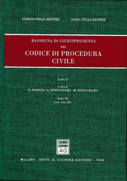 Rassegna di giurisprudenza del Codice di procedura civile. Aggiornamento 1999-2001 … | Immagine Gallery 2