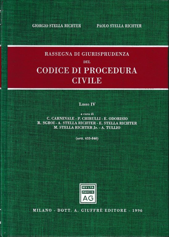 Rassegna di giurisprudenza del Codice di procedura civile. Artt. 633-840 … | Immagine Gallery 2