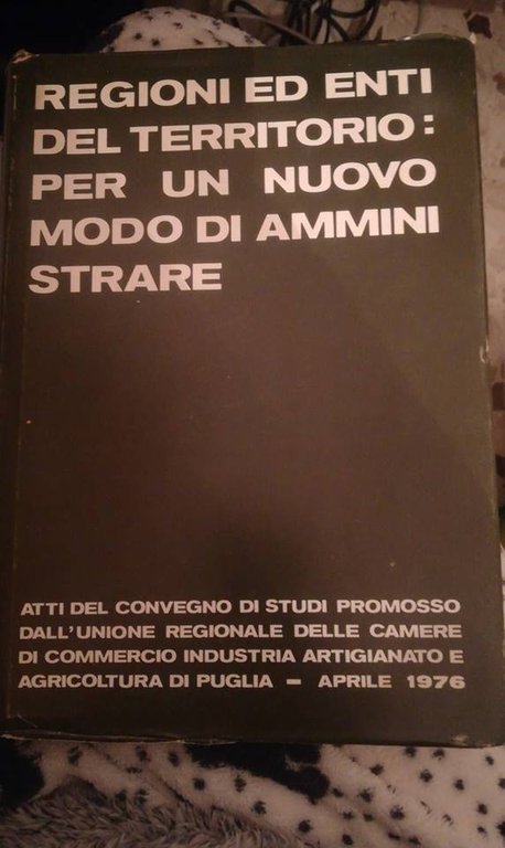 regioni ed enti del territorio per un nuovo modo di …