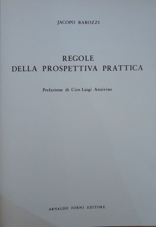 Regole della prospettiva prattica