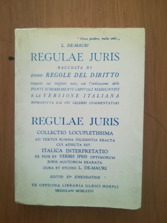 Regulae juris | Immagine Gallery 2