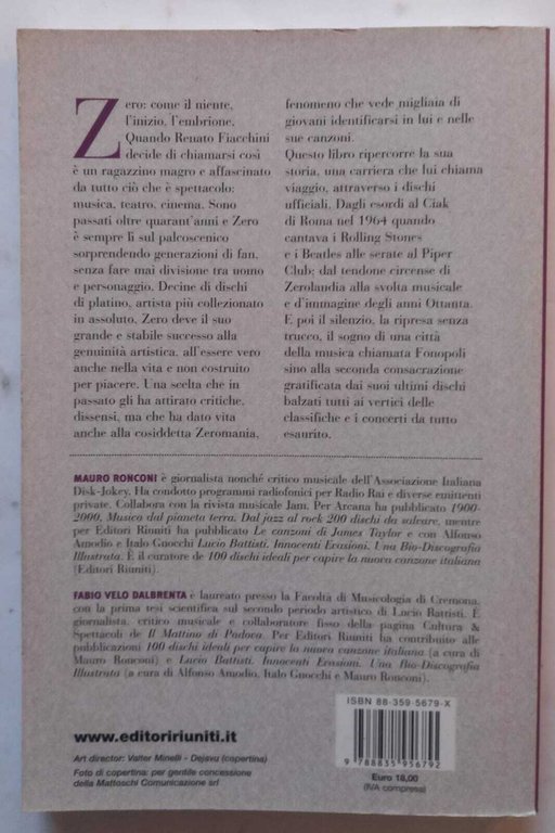 Renato Zero. Il coraggio delle idee. 1973-2005 da Zero a …