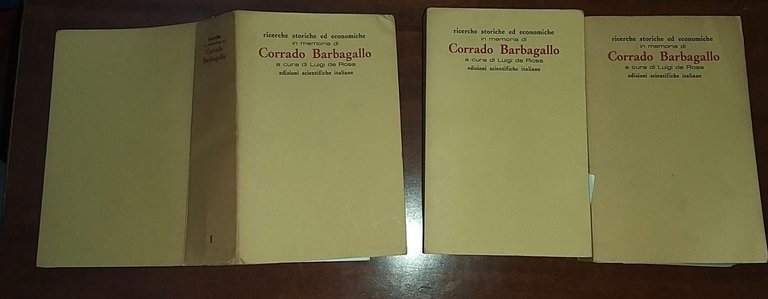 Ricerche storiche e economiche Corrado Barbagallo
