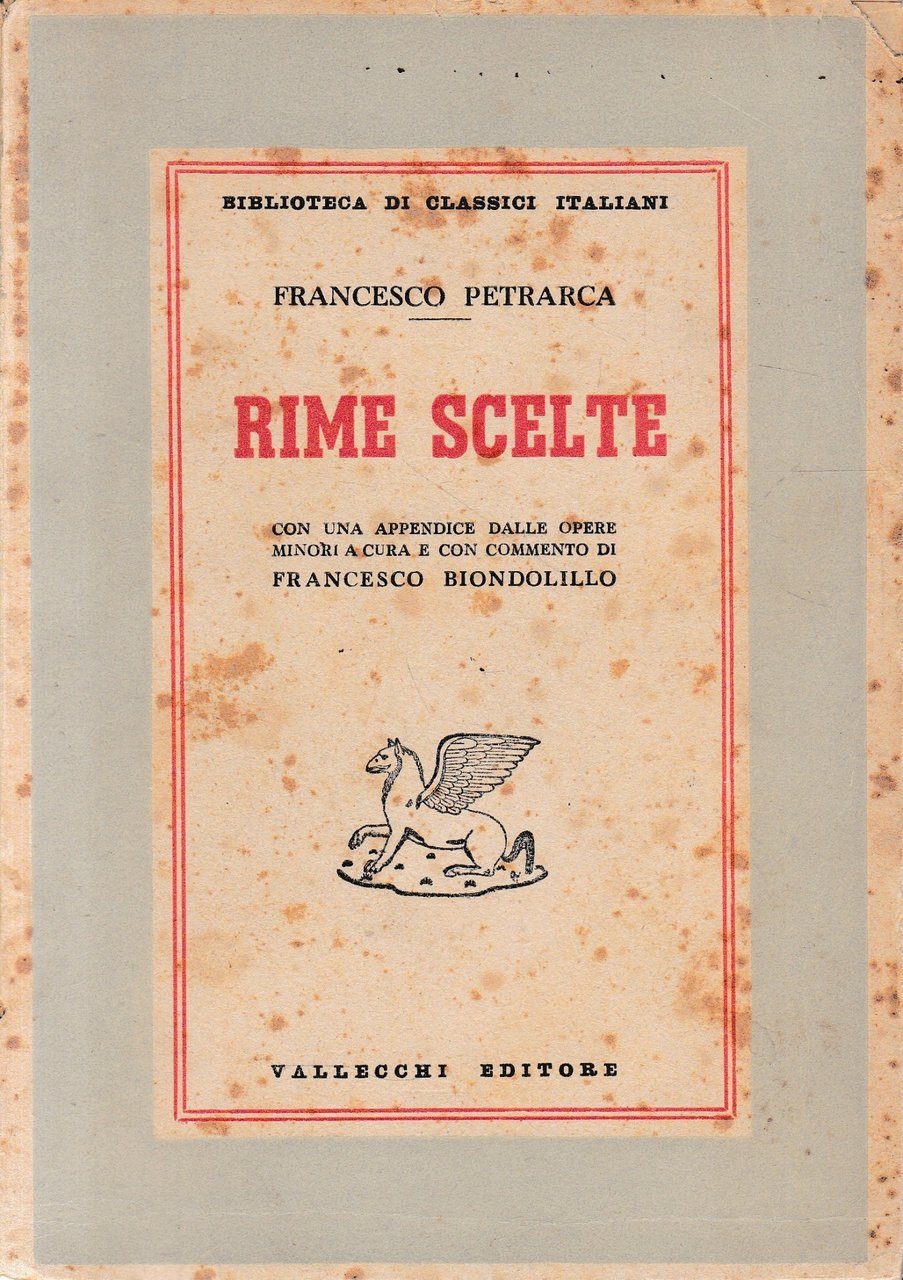 Rime Scelte. | Immagine principale