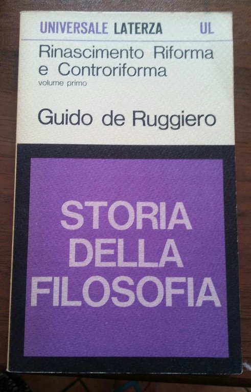RINASCIMENTO RIFORMA E CONTRORIFORMA.STORIA DELLA FILOSOFIA. | Immagine Gallery 2