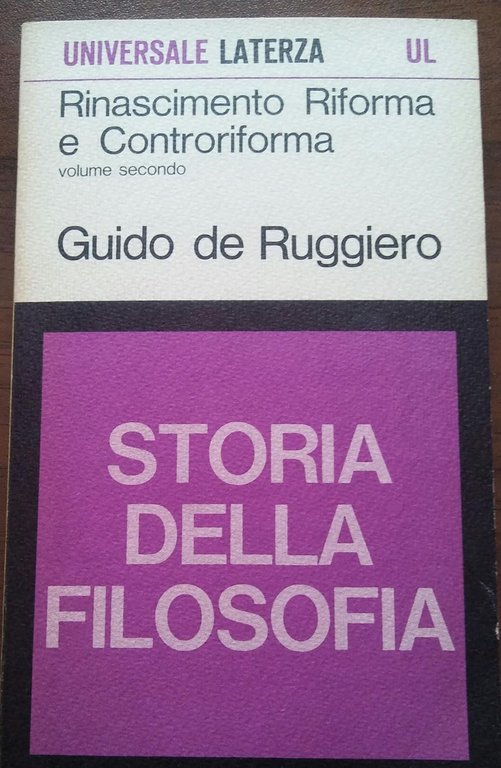 RINASCIMENTO RIFORMA E CONTRORIFORMA.STORIA DELLA FILOSOFIA. | Immagine Gallery 6