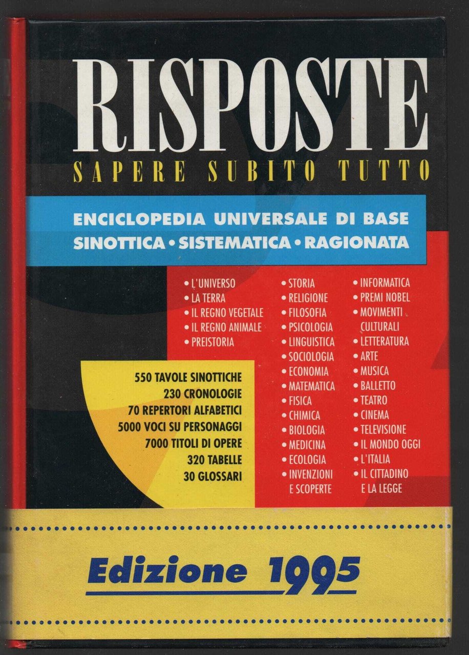 Risposte - Sapere subito tutto. Enciclopedia Universale di base - … | Immagine principale