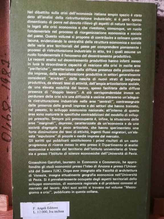 Ristrutturazione industriale e territorio