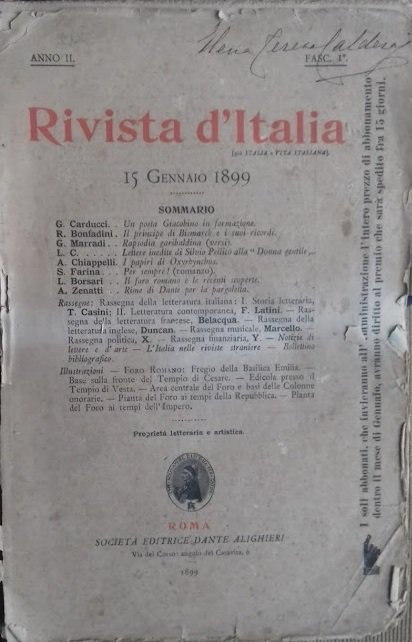 Rivista d'Italia | Immagine principale