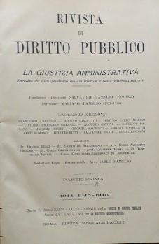 Rivista di Diritto Pubblico - La Giustizia Amministrativa, parte prima …