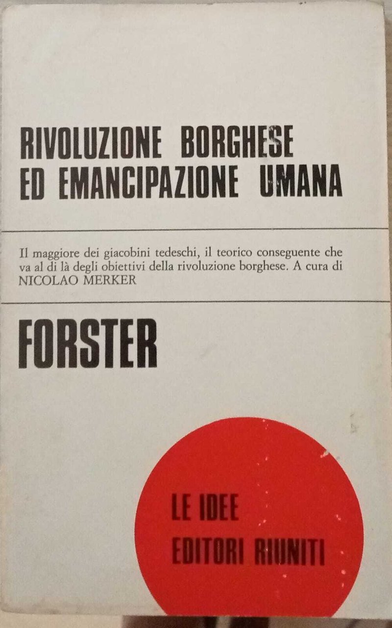 Rivoluzione borghese ed emancipazione umana. | Immagine principale