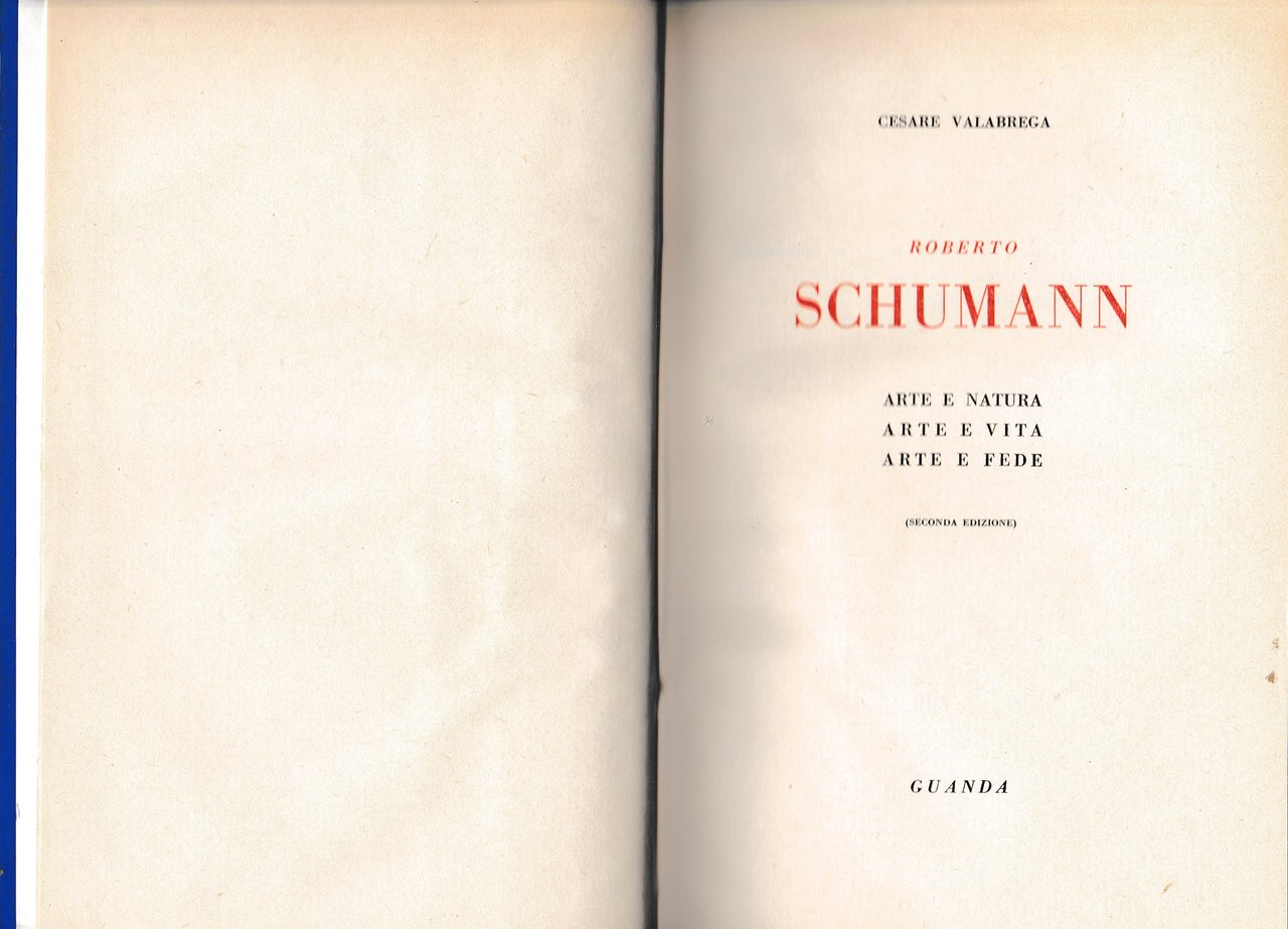 Roberto Schumann. Arte e natura. Arte e vita. Arte e …