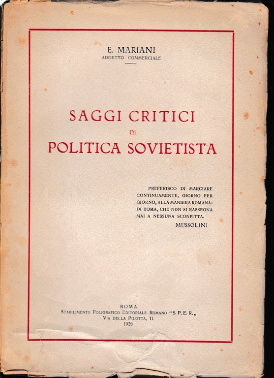 Saggi critici di politica sovietista | Immagine Gallery 2