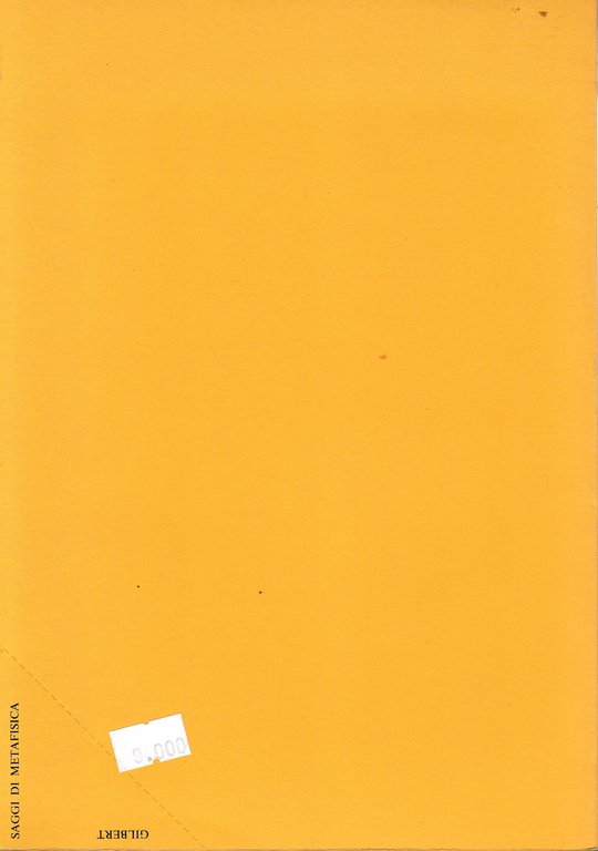 Saggi di metafisica II (1995)