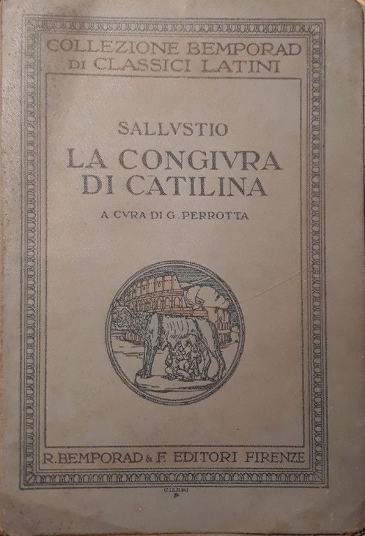 Sallustio: La congiura di Catilina