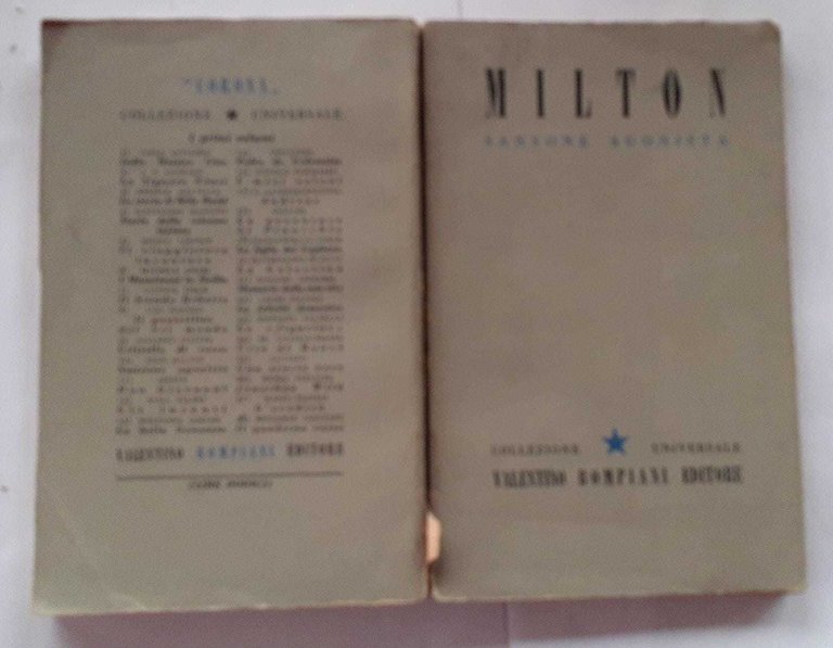 Sansone agonista di John Milton