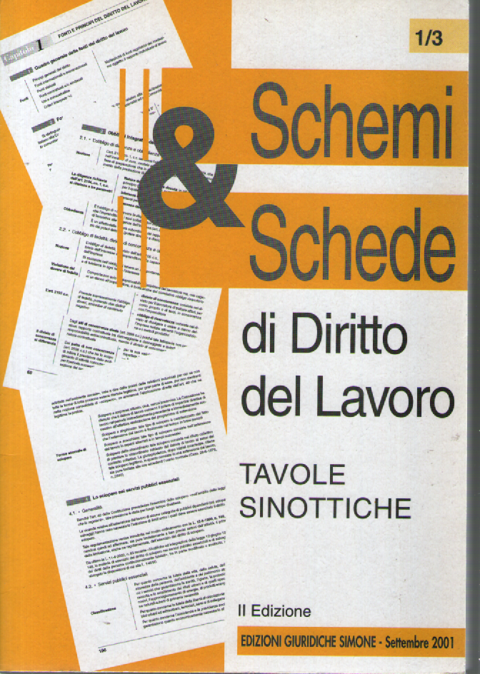 Schemi & schede di Diritto del Lavoro.