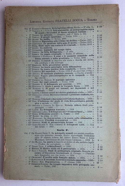 Schiller-Ibsen. Studi di psicologia penale. I masnadieri di Schiller - …