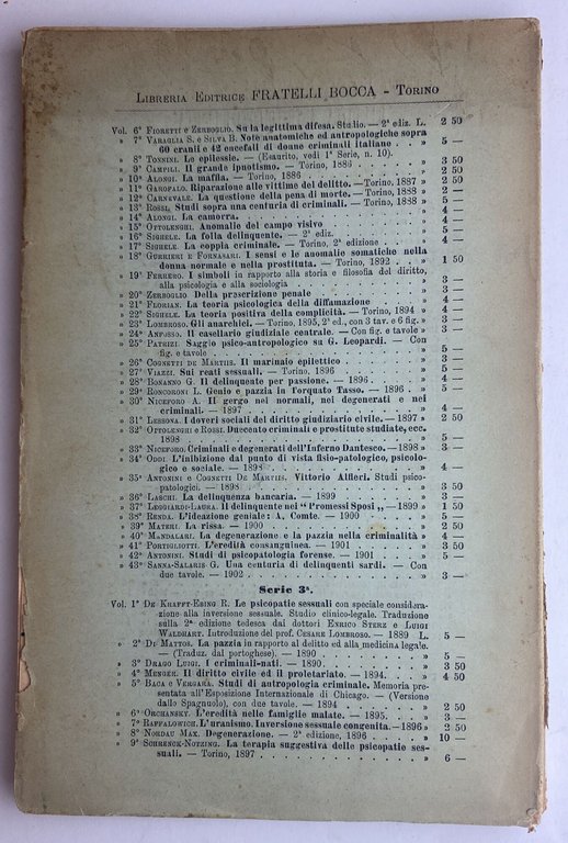 Schiller-Ibsen. Studi di psicologia penale. I masnadieri di Schiller - …