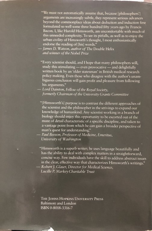 Scientific Knowledge and Philosophic Thought