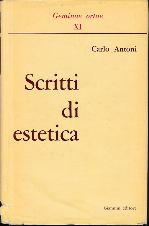 Scritti di estetica
