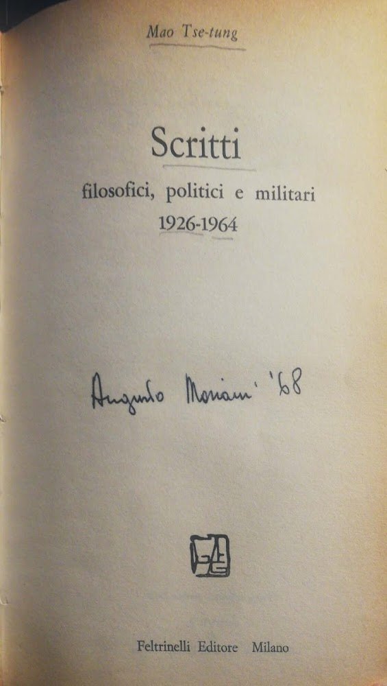 Scritti filosofici,politici e militari 1926-1964 | Immagine principale