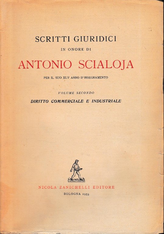 Scritti giuridici in onore di Antonio Scialoja, vol. II. Diritto …