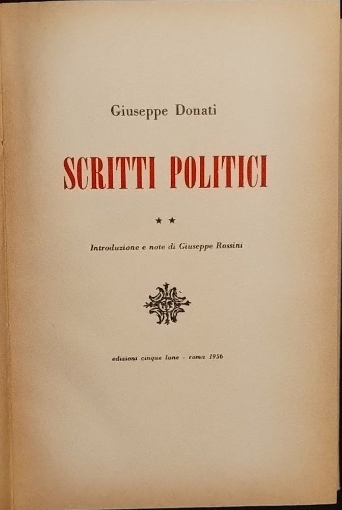 Scritti politici