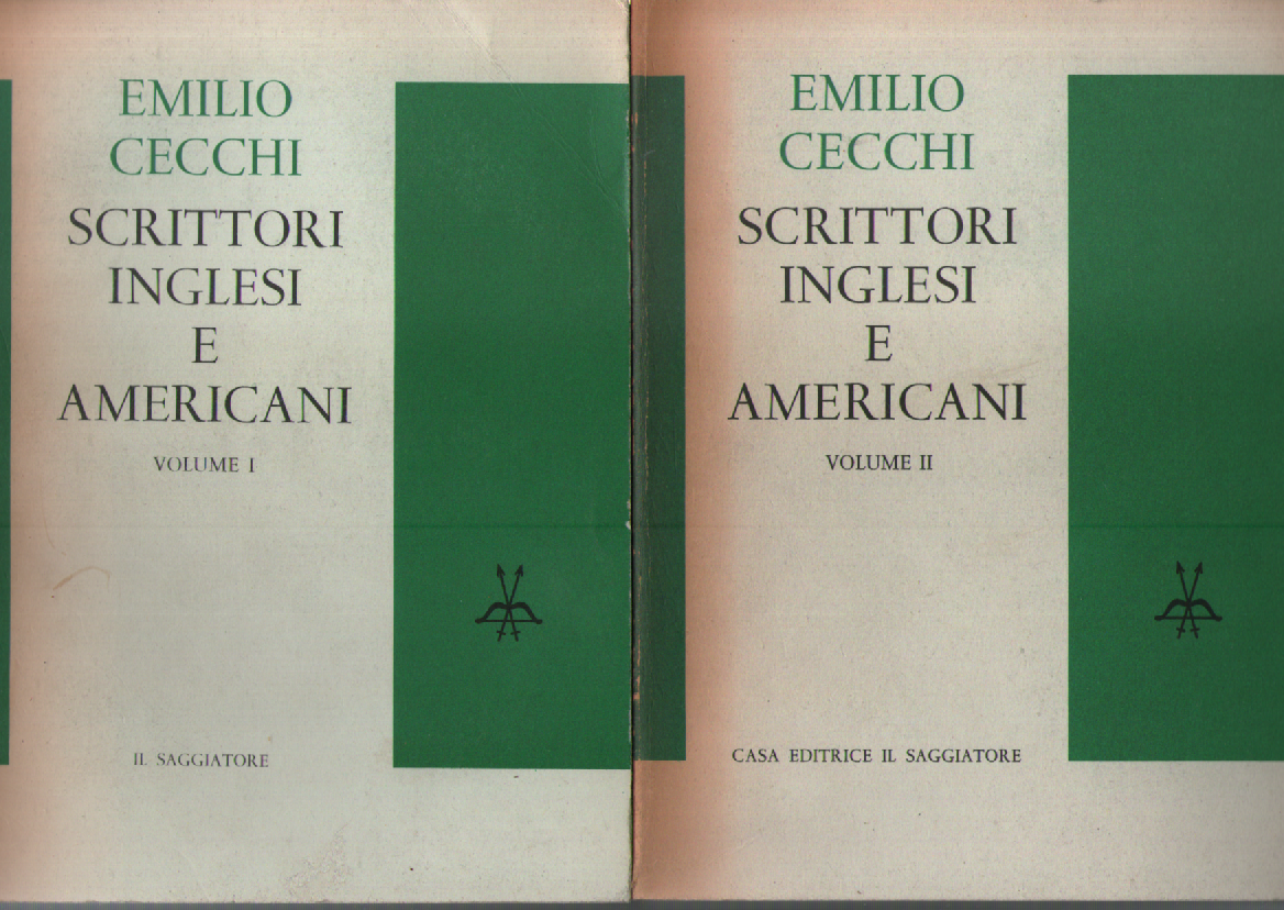 Scrittori inglesi e americani, 2 volumi.