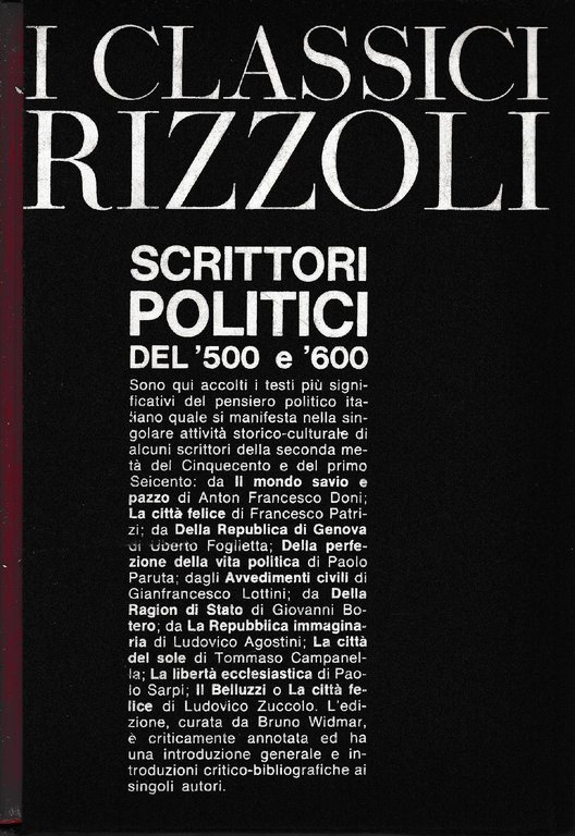 Scrittori politici del '500 e '600 | Immagine Gallery 2
