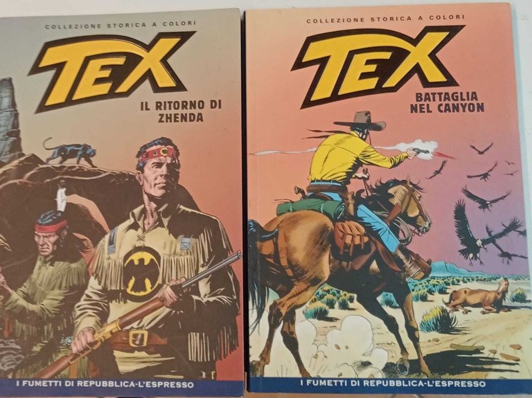 Serie Tex collezione storica a colori nn. 58,75,84,116,140. | Immagine Gallery 2