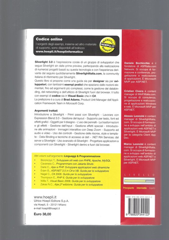 Silverlight 3.0 Guida completa per sviluppatori ed designer