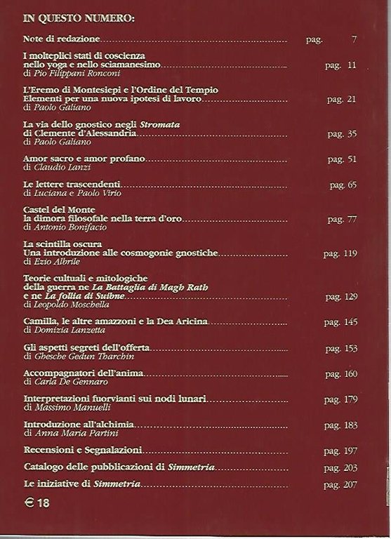 Simmetria. Rivista di studi e ricerche sulle tradizioni spirituali. Anno … | Immagine Gallery 4