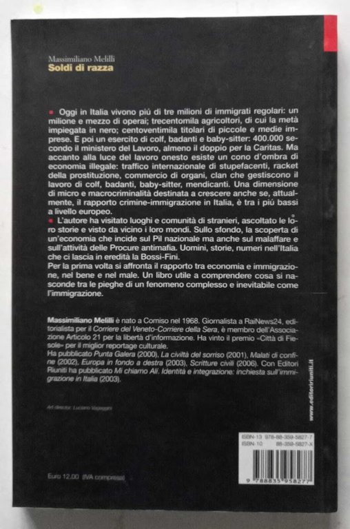 Soldi di razza. L'economia multietnica in Italia