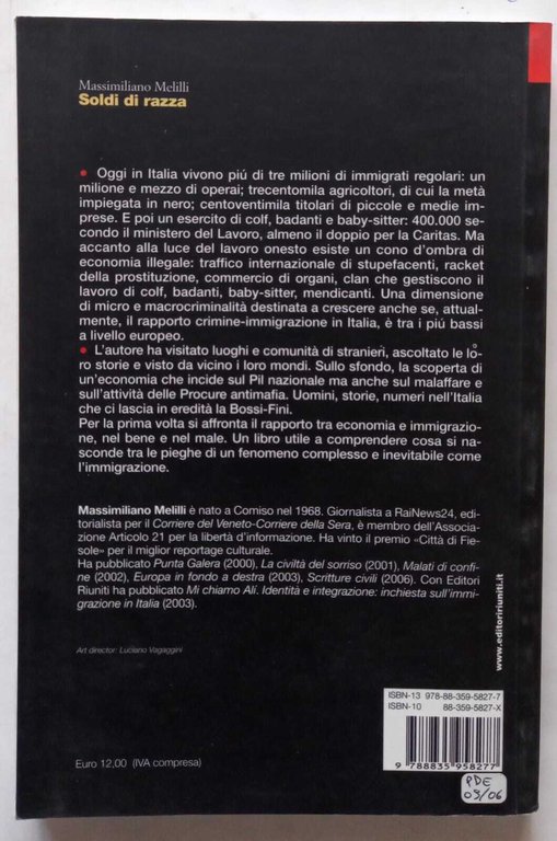 Soldi di razza. L'economia multietnica in Italia