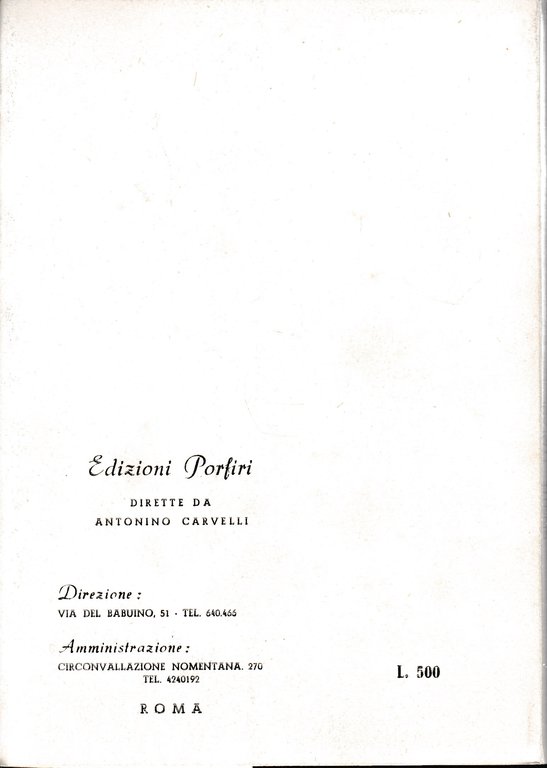 Soliloqui. Liriche (1944-1956)