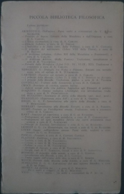 Sommario di storia della filosofia. Antica - Medievale - Moderna