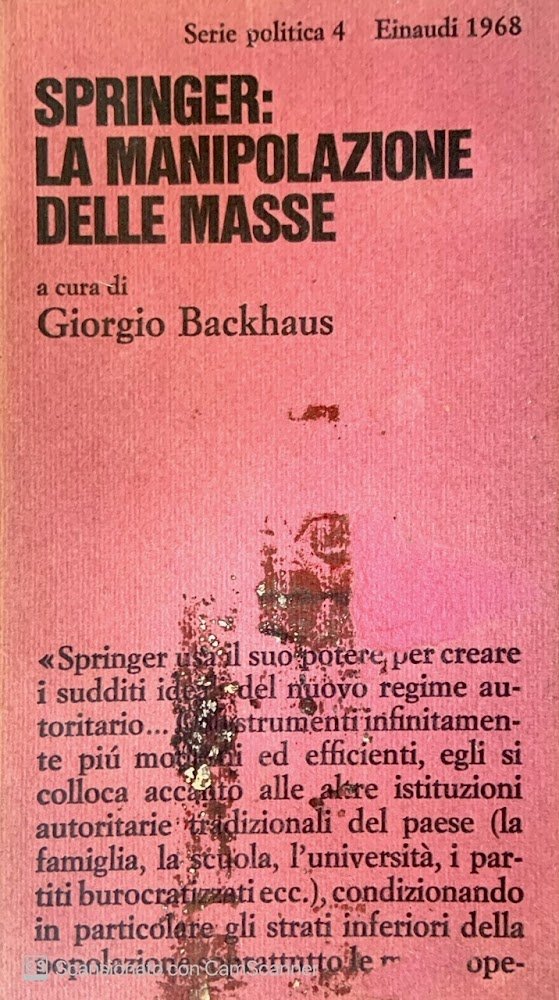 Springer: La manipolazione delle masse