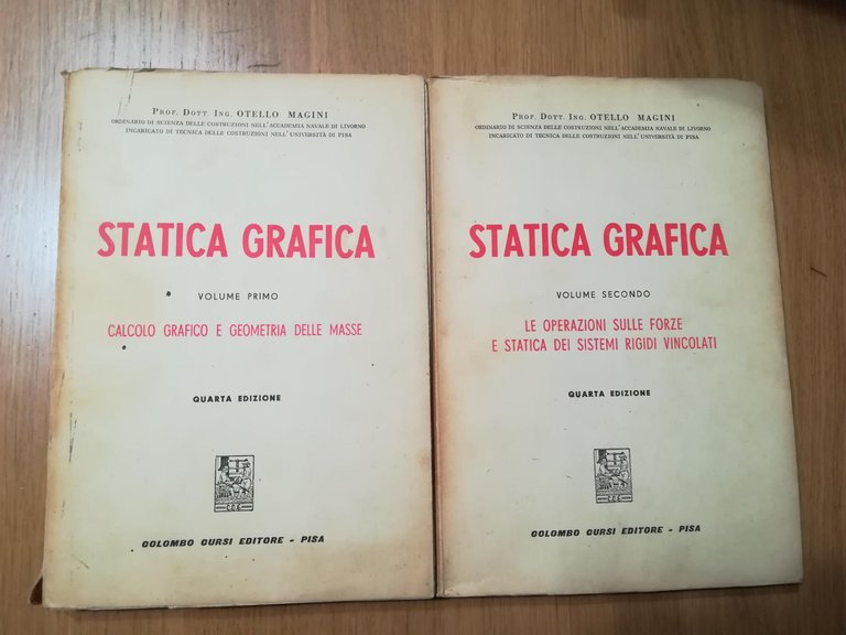 Statica Grafica Vol. I e Vol. II