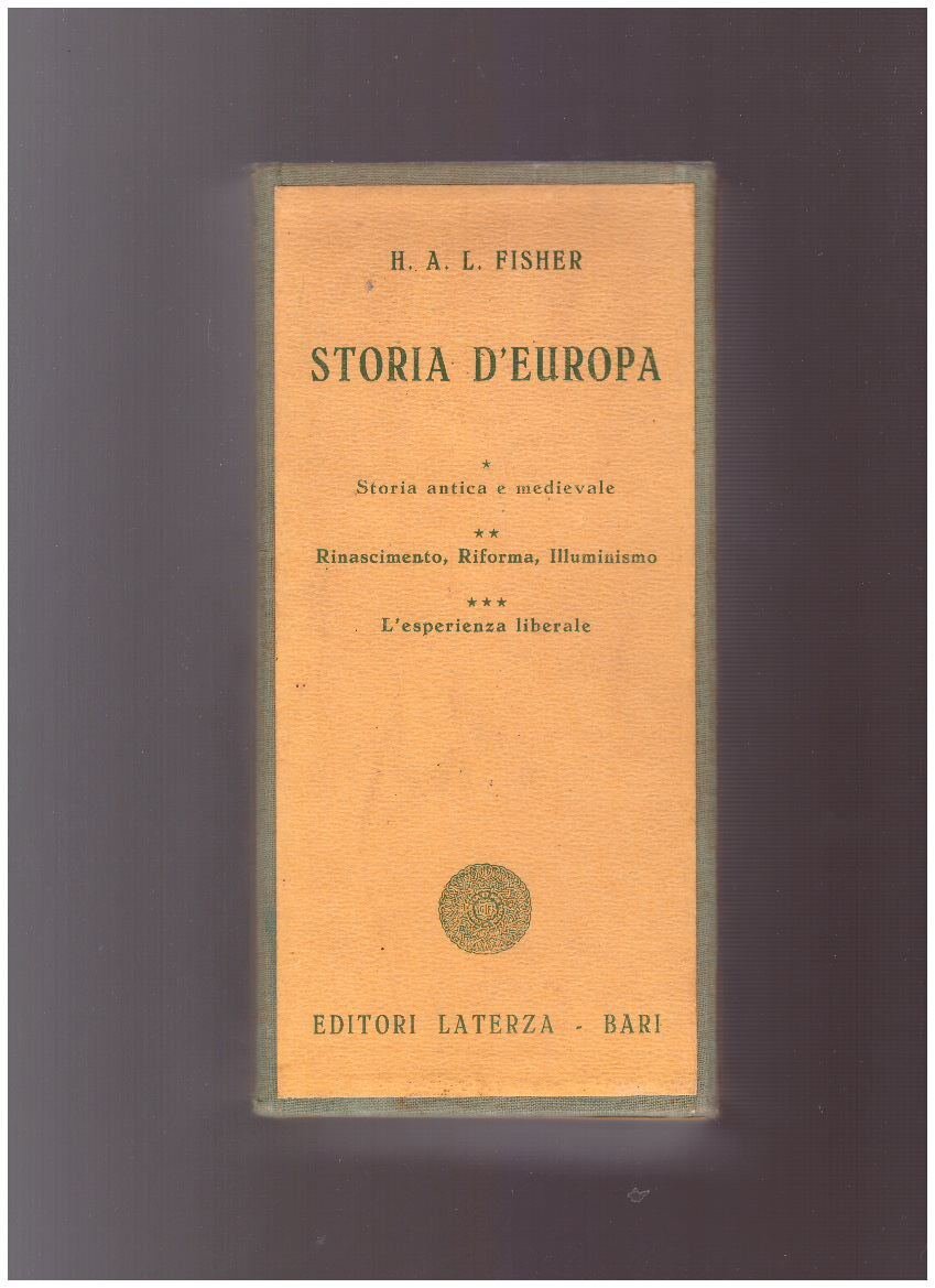 STORIA D'EUROPA VOL I, II, III | Immagine principale