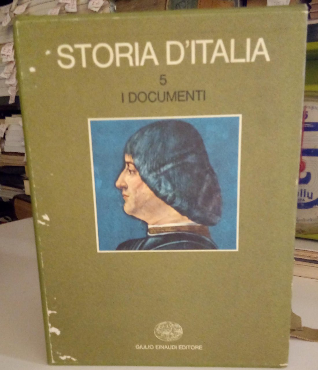 Storia d'Italia. Vol. 5^. I documenti. Due volumi in cofanetto. | Immagine principale