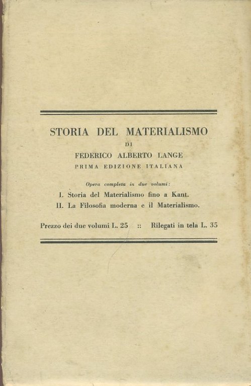 Storia del materialismo. Volume 1 | Immagine Gallery 4