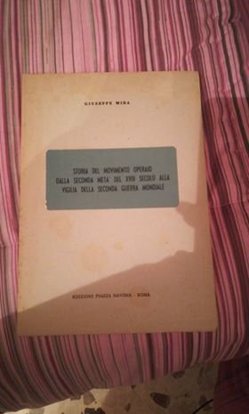 storia del movimento operaio dalla seconda metà del xIII secolo …