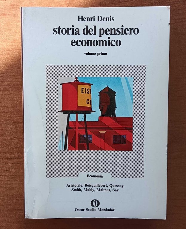 STORIA DEL PENSIERO ECONOMICO