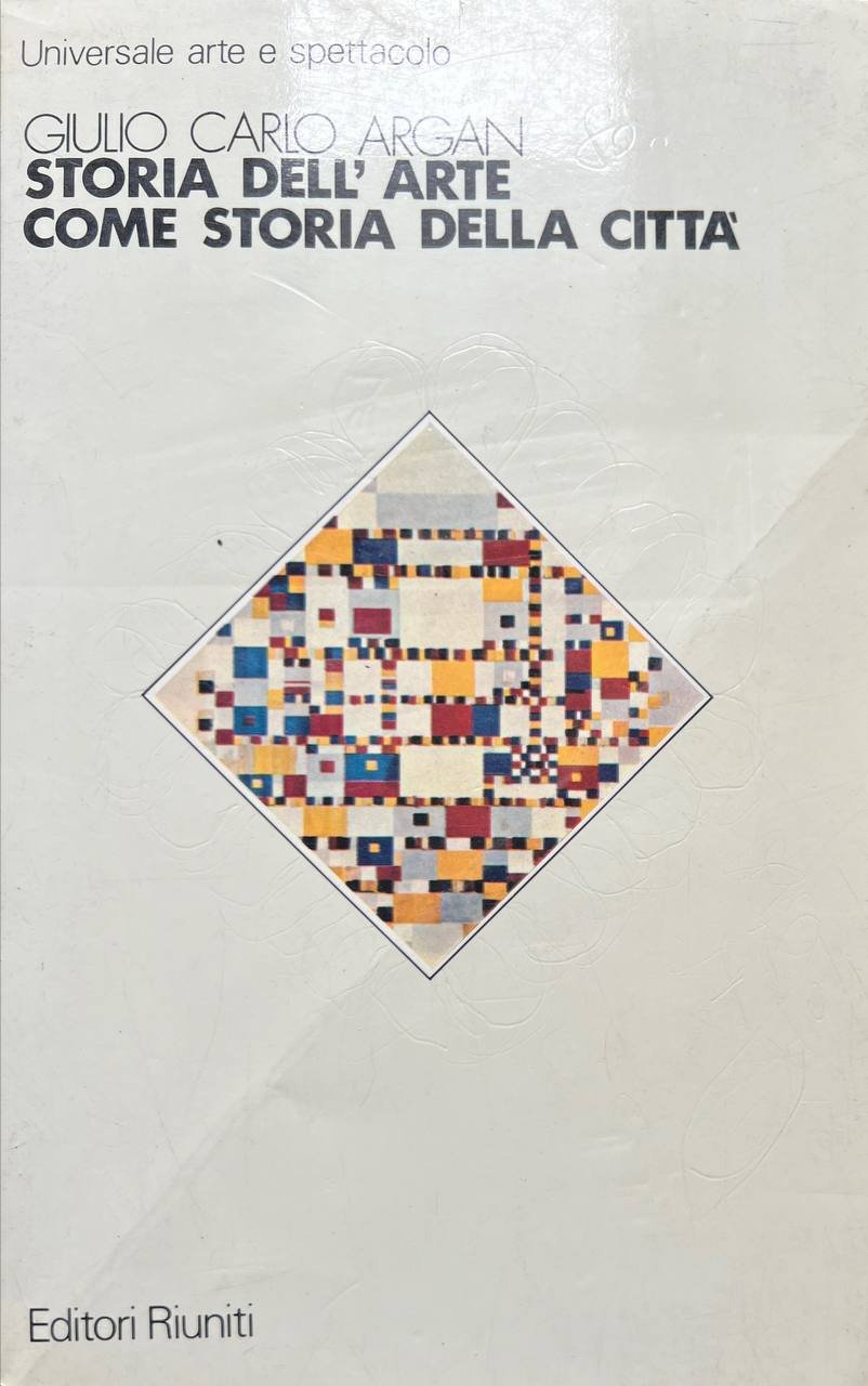 Storia dell'arte come storia della città. | Immagine principale